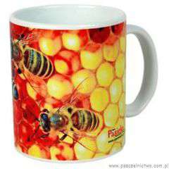 Kubek ceramiczny pszczoły na plastrze  330ml