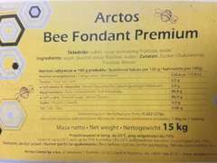 Bee Fondant Premium z fruktozą karton Arctos creme 15kg