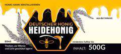 Etykiety niemieckojęzyczne na miód Wrzosowy Heidenhonig 100 szt