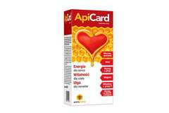 ApiCard 500ml preparat z mleczkiem pszczelim, głogiem, miodem