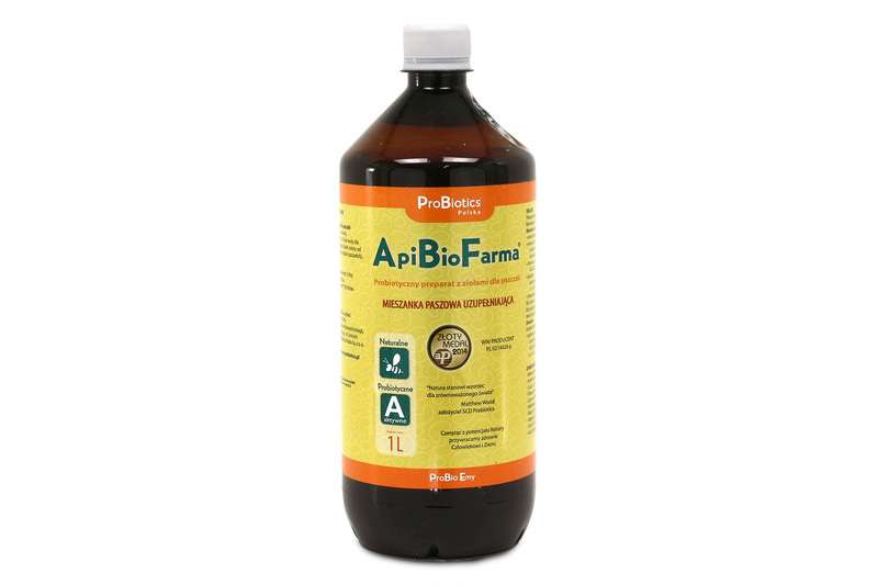 ApiBioFarma - probiotyczny preparat z ziołami dla pszczół (1 Litr)