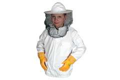 Bluza pszczelarska rozpinana z kapeluszem 146 dla dzieci