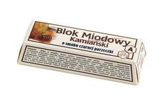 Blok Miodowy Kamiański o smaku czarnej porzeczki 50g