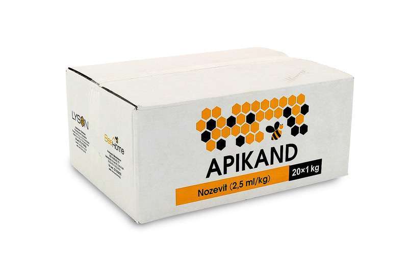 Bee Fonda-Apikand ciasto z Nozevitem (2,5ml/kg)- 20 x 1 kg