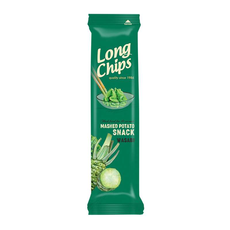 Chipsy ziemniaczane Long Wasabi 75g