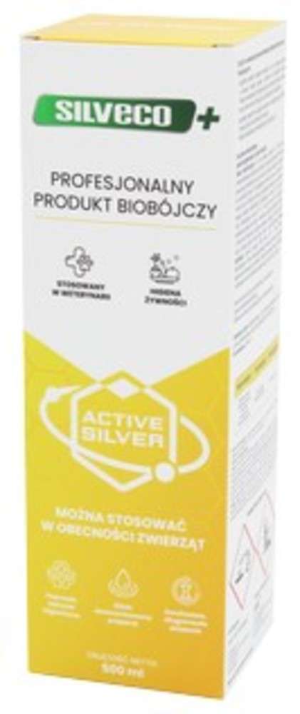 Silveco -SKUTECZNOŚĆ BAKTERIOBÓJCZA, WIRUSOBÓJCZA, GRZYBOBÓJCZA -500 ml