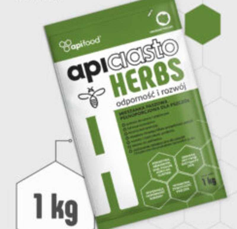 APICIASTO Herbs ciasto dla pszczół 1 kg