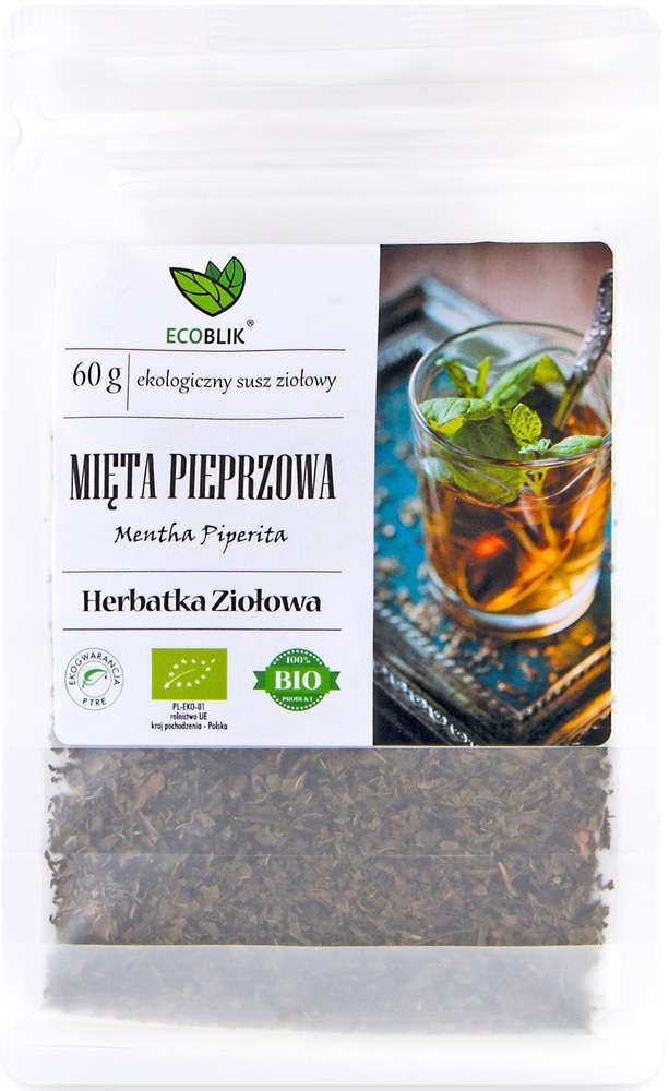 Mięta pieprzowa 60g ekologiczny susz 