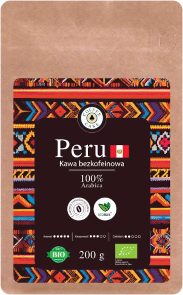 Kawa Peru bezkofeinowa 200g EKO