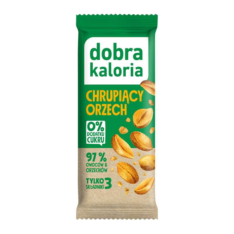 Baton Chrupiący Orzech 35g