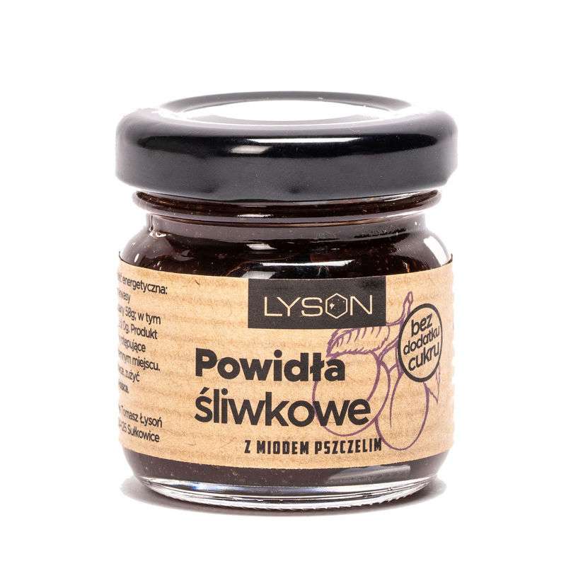 Powidła śliwkowe z miodem 40g