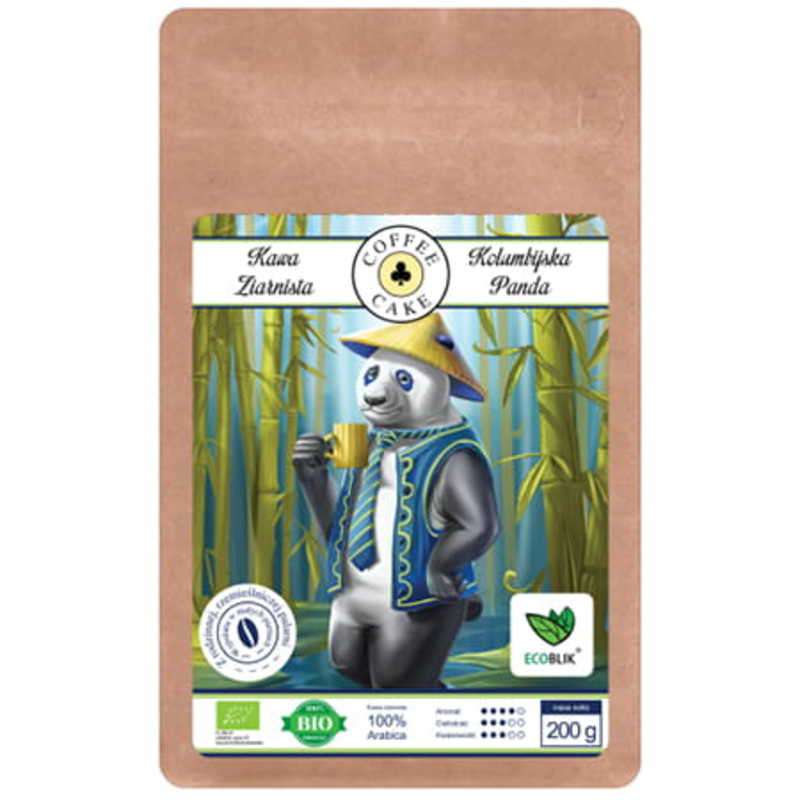 Kawa ziarnista Kolumbijska Panda 200g