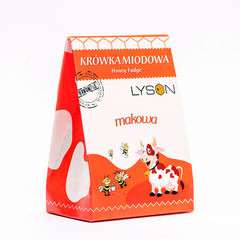 Miodowe krówki MAKOWE 120 g