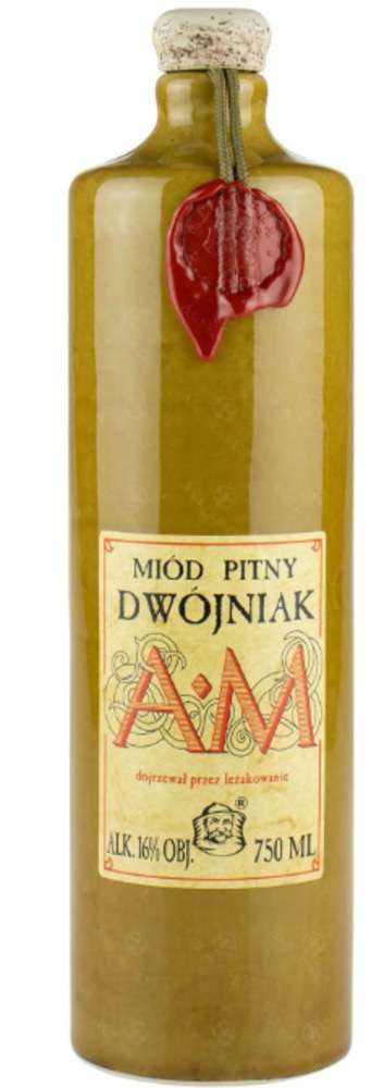 Miód pitny dwójniak "AM" 0,75l ceramika