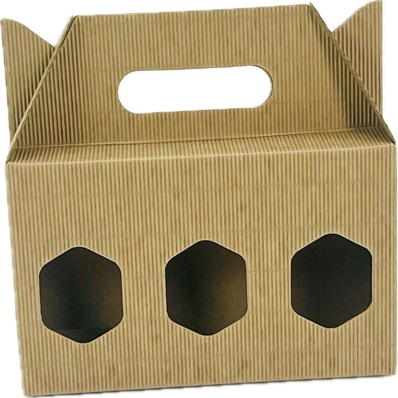 Komplet 10 sztuk kartoników na 3 słoiki 315ml lub 370ml