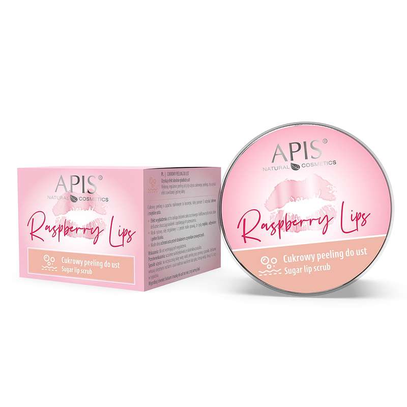 Cukrowy peeling do ust malinowy  10g