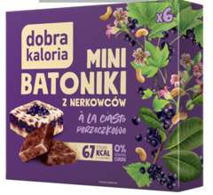 Mini batoniki A La ciasto porzeczkowe 6 szt