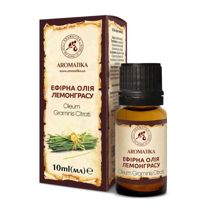 Eteryczny olejek z trawy cytrynowej 10ml