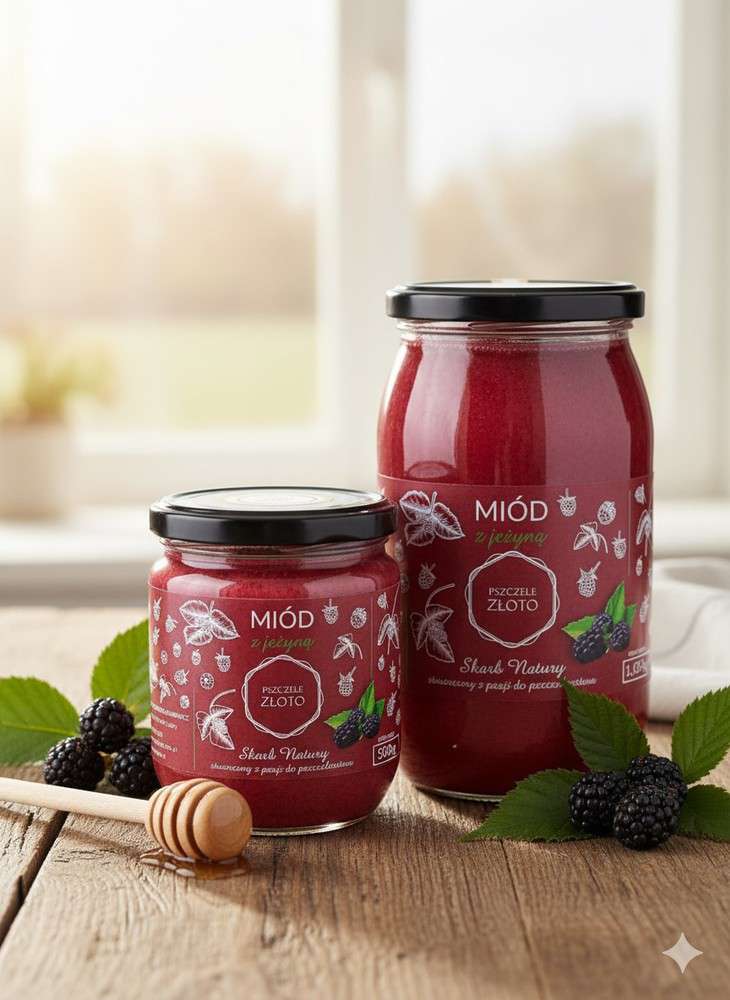 Miód z Jeżyną 1,05kg