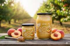 Miód z brzoskwinią 0,5kg