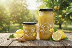 Miód z cytryną 0,5 kg