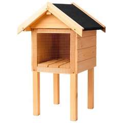 Ulik domek z nóżkami dla murarki ogrodowej – Drewniany, Stojący Ulik domek z nóżkami dla murarki ogrodowej – Drewniany, Stojący