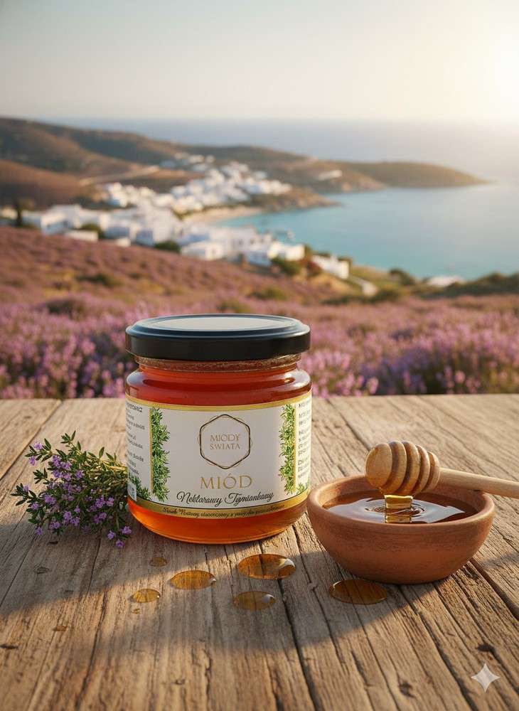 Miód Nektarowy Tymiankowy 250g Miody Świata