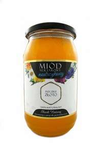 Miód Nostrzykowy 1,05 kg – Pszczele Złoto Łukasiewicz® | Waniliowy Aromat z Powiatu Myśliborskiego