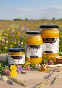 Miód Wielokwiatowy 250g – Pszczele Złoto Łukasiewicz® | Z Parku Narodowego Ujście Warty i Doliny Myśli