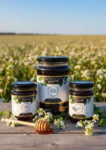 Miód Gryczany 1,05 kg – Pszczele Złoto Łukasiewicz® | Polski "Miód na Serce" z Lubuskiego i Zachodniopomorskiego