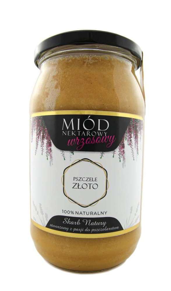 Miód Wrzosowy 1,05 kg – Pszczele Złoto Łukasiewicz® | Król Miodów | Sklep Pszczelarski Miód Wrzosowy 1,05 kg – Pszczele Złoto Łukasiewicz® | Król Miodów | Sklep Pszczelarski