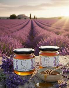 Miód Nektarowy Lawendowy 250g  Miody Świata Łukasiewicz®