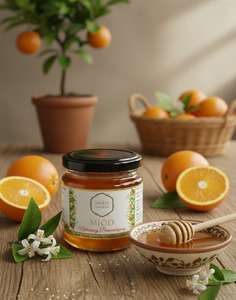 Miód Nektarowy pomarańczowy 250g  Miody Świata Łukasiewicz®