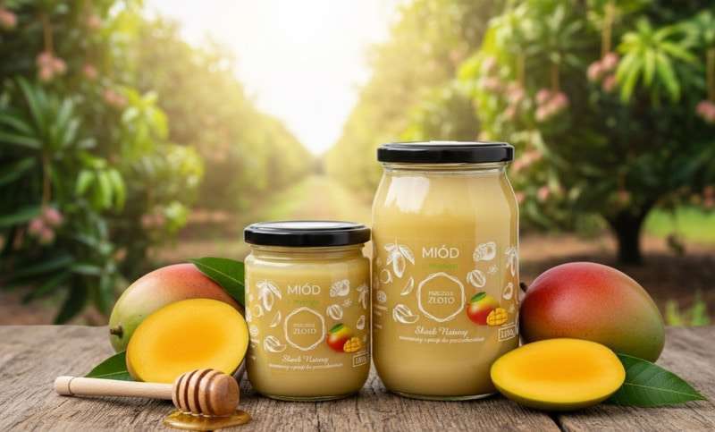 Miód z mango 1,05kg Pszczele Złoto Łukasiewicz®