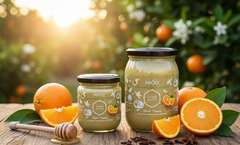 Miód z pomarańczą i goździkiem 500g Pszczele Złoto Łukasiewicz®