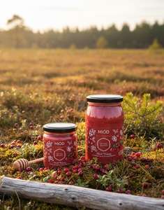 Miód z Żurawiną 1,05kg Pszczele Złoto Łukasiewicz®