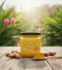 Miód z kurkumą 500g Pszczele Złoto Łukasiewicz®