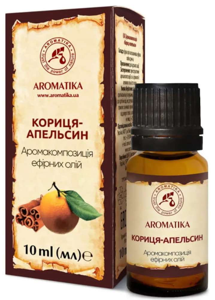 Olejek eteryczny naturalny Cynamon i Pomarańcza 10ml
