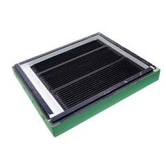 Segmentowy poławiacz pyłki do dennicy wysokiej higienicznej D/WL12r, DNM/ZANDER, LN/Ap styropianowy malowany ZIELONY