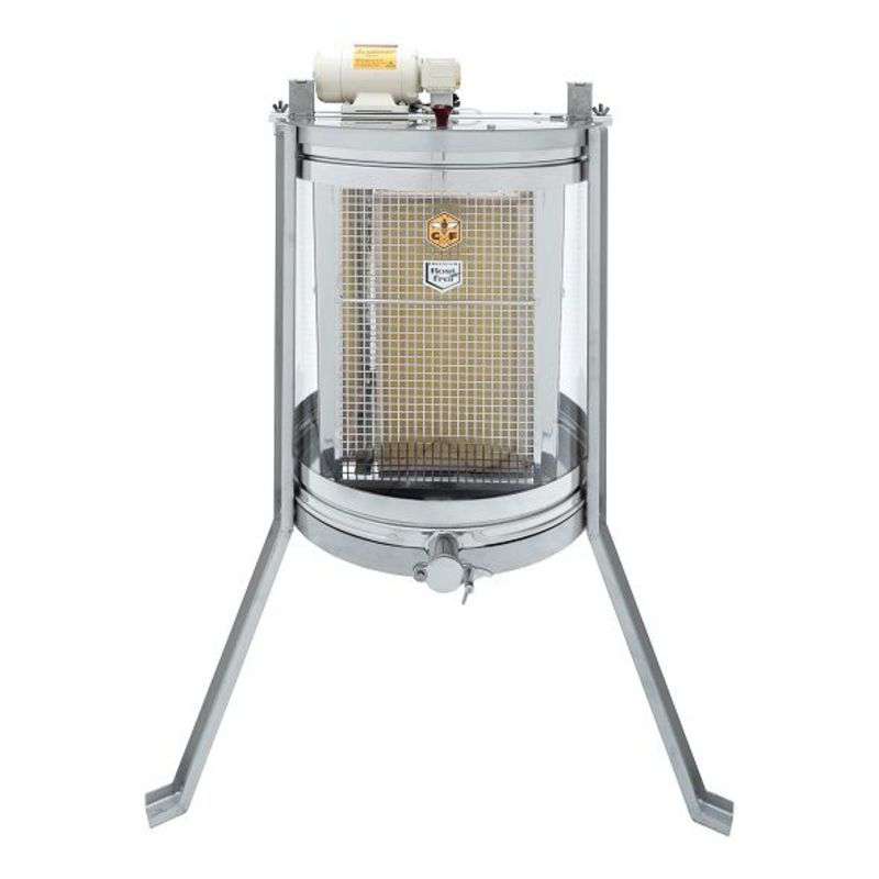 Miodarka 4-plastrowa diagonalna elektryczna, transparentna (przeźroczysta), FI 500 Miodarka 4-plastrowa diagonalna elektryczna, transparentna (przeźroczysta), FI 500