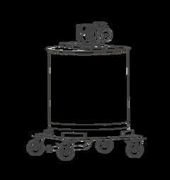 CFM Urządzenie do kremowania i mieszania miodu 1000 kg ze stojakiem