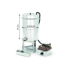 Topiarka do wosku 70L z wytwornicą pary i stojakiem