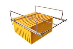 Regulowany uchwyt do ramek do topiarki i urządzenia do dezynfekcji