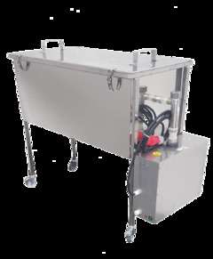 Topiarka do wosku parowa CFM na bazie stołu 1000 mm z izolacją