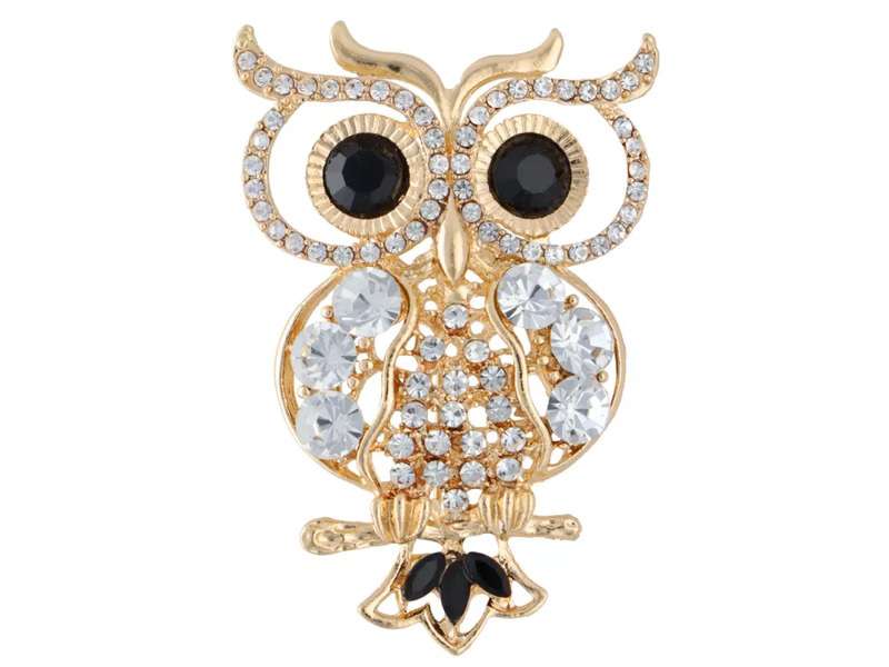 Broszka Sowa duża