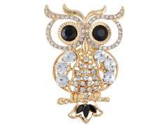 Broszka Sowa duża