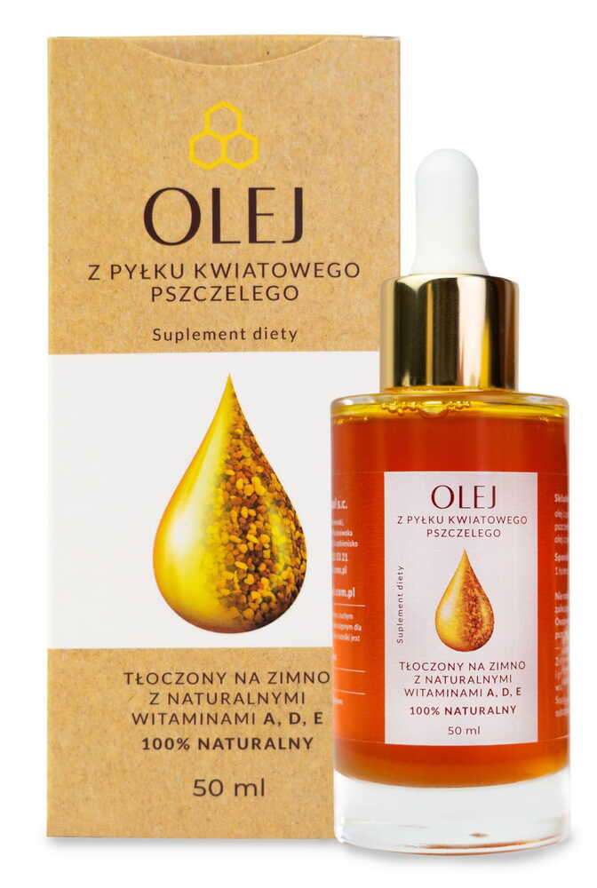 Olej z Pyłku Kwiatowego Pszczelego 50ml Bartpol – Koncentrat 90% | Naturalna Regeneracja