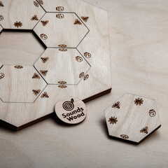 Gra drewniana Ulala 7 elem.