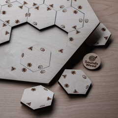 Gra drewniana Ulala 19 elem.