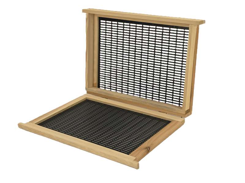 Izolator 1 ramkowy z kratą odgrodową do izolacji matek pszczelich